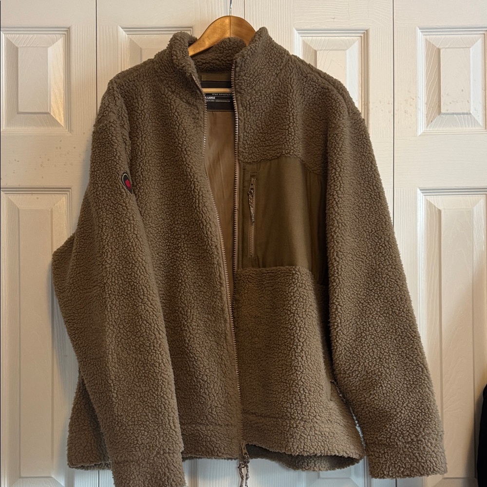Mountain Khakis Brown Sherpa Fleece Jacket